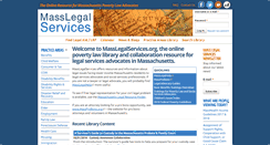 Desktop Screenshot of masslegalservices.org
